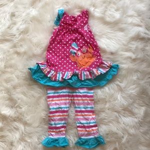 Little girl summer set